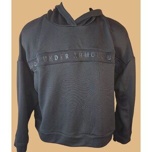 Under Armour Womens Cropped Hoodie Large Black